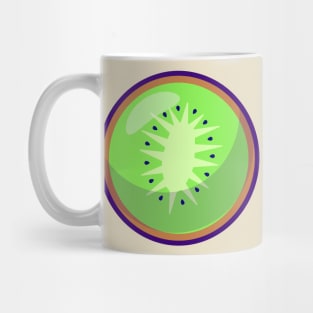 Kiwi Fruit Cartoon Mug